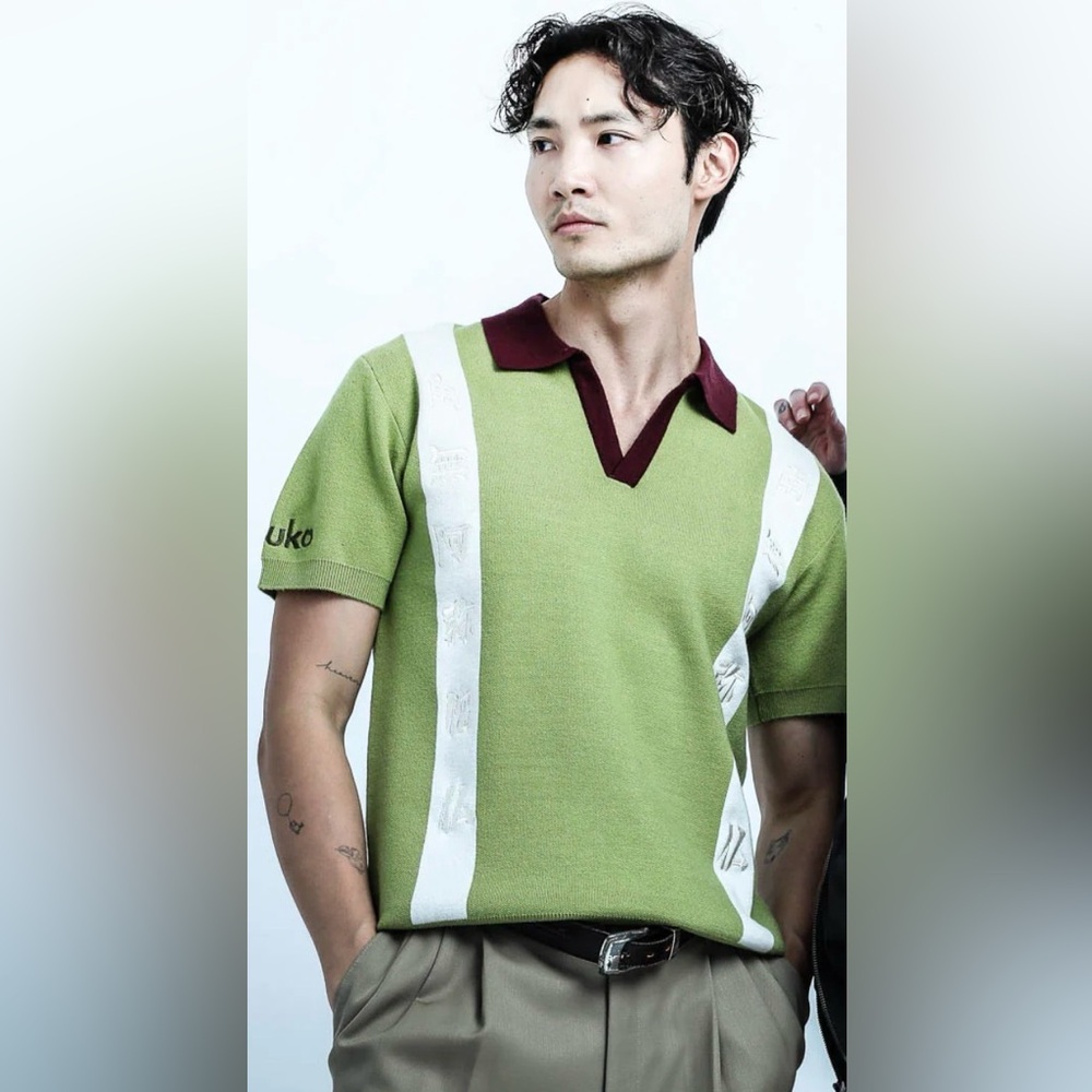 Atsuko Demon Slayer: Knit Polo L
